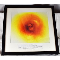 Perseus Cluster of Galaxies: Supermassive Black hole (NGC 1275); At the Center [Framed Color Print]